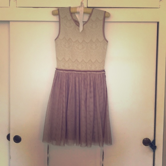 Anthropology Dress with tule skirt - Picture 1 of 5